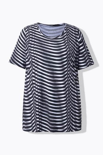 Moda za polnejše Majica kratkih rukava A kroja plus velikost, xxl, Ulla Popken in Johann Popken (JP1880)