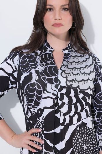 Moda za polnejše Haljina midi 3/4 rukava plus velikost, xxl, Ulla Popken in Johann Popken (JP1880)