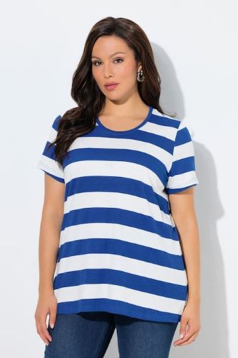 Moda za polnejše Majica kratkih rukava plus velikost, xxl, Ulla Popken in Johann Popken (JP1880)