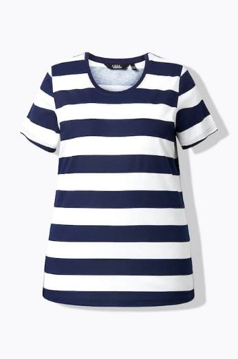 Moda za polnejše Majica kratkih rukava plus velikost, xxl, Ulla Popken in Johann Popken (JP1880)