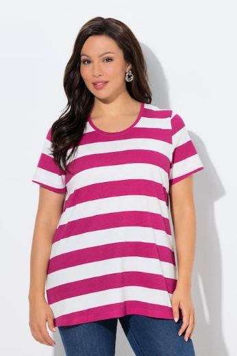 Moda za polnejše Majica kratkih rukava plus velikost, xxl, Ulla Popken in Johann Popken (JP1880)