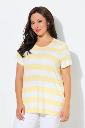 Moda za polnejše Majica kratkih rukava plus velikost, xxl, Ulla Popken in Johann Popken (JP1880)