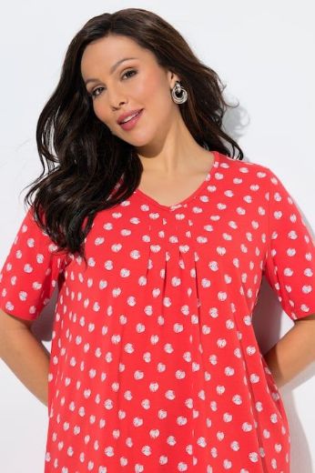 Moda za polnejše Majica kratkih rukava dužeg A kroja plus velikost, xxl, Ulla Popken in Johann Popken (JP1880)