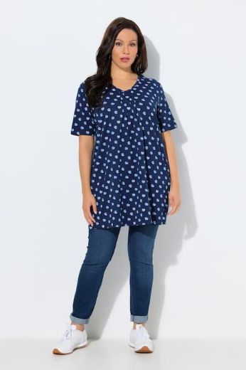 Moda za polnejše Majica kratkih rukava dužeg A kroja plus velikost, xxl, Ulla Popken in Johann Popken (JP1880)