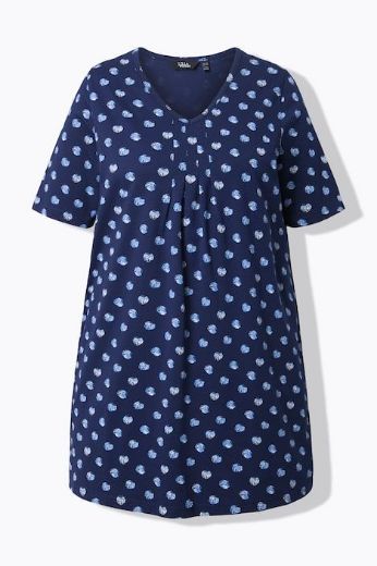 Moda za polnejše Majica kratkih rukava dužeg A kroja plus velikost, xxl, Ulla Popken in Johann Popken (JP1880)