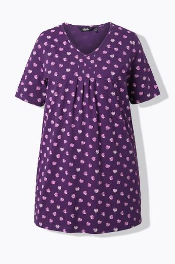 Moda za polnejše Majica kratkih rukava dužeg A kroja plus velikost, xxl, Ulla Popken in Johann Popken (JP1880)