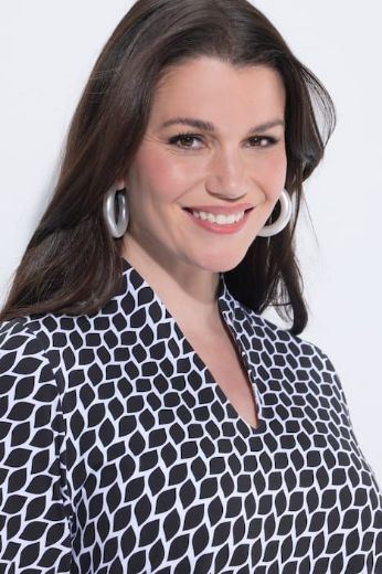 Moda za polnejše Majica 3/4 rukava A kroja plus velikost, xxl, Ulla Popken in Johann Popken (JP1880)