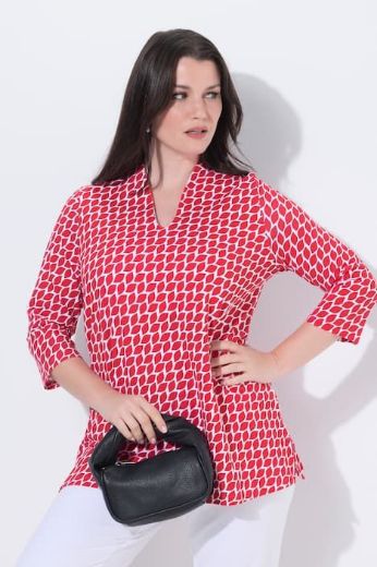 Moda za polnejše Majica 3/4 rukava A kroja plus velikost, xxl, Ulla Popken in Johann Popken (JP1880)