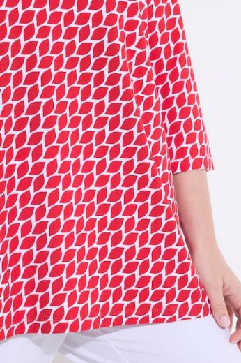 Moda za polnejše Majica 3/4 rukava A kroja plus velikost, xxl, Ulla Popken in Johann Popken (JP1880)