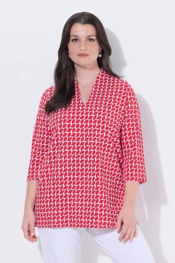 Moda za polnejše Majica 3/4 rukava A kroja plus velikost, xxl, Ulla Popken in Johann Popken (JP1880)