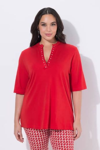 Moda za polnejše Majica kratkih rukava plus velikost, xxl, Ulla Popken in Johann Popken (JP1880)