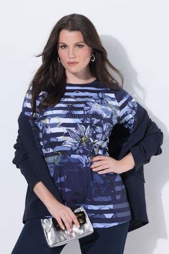 Moda za polnejše Majica kratkih rukava plus velikost, xxl, Ulla Popken in Johann Popken (JP1880)