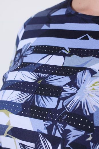 Moda za polnejše Majica kratkih rukava plus velikost, xxl, Ulla Popken in Johann Popken (JP1880)