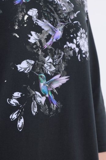 Moda za polnejše Majica 3/4 rukava A kroja plus velikost, xxl, Ulla Popken in Johann Popken (JP1880)