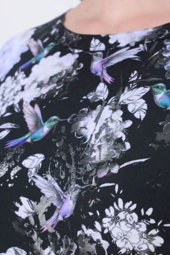 Moda za polnejše Majica 3/4 rukava A kroja plus velikost, xxl, Ulla Popken in Johann Popken (JP1880)