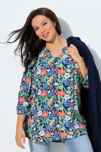 Moda za polnejše Tunika 3/4 rukava plus velikost, xxl, Ulla Popken in Johann Popken (JP1880)