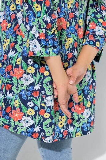 Moda za polnejše Tunika 3/4 rukava plus velikost, xxl, Ulla Popken in Johann Popken (JP1880)