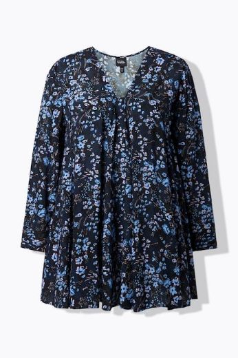 Moda za polnejše Bluza dugih rukava A kroja plus velikost, xxl, Ulla Popken in Johann Popken (JP1880)