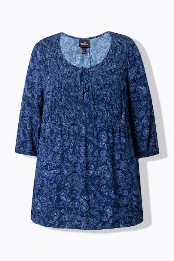 Moda za polnejše Bluza 3/4 rukava plus velikost, xxl, Ulla Popken in Johann Popken (JP1880)