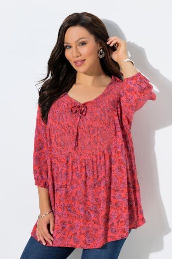 Moda za polnejše Bluza 3/4 rukava plus velikost, xxl, Ulla Popken in Johann Popken (JP1880)