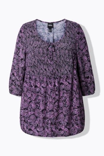 Moda za polnejše Bluza 3/4 rukava plus velikost, xxl, Ulla Popken in Johann Popken (JP1880)