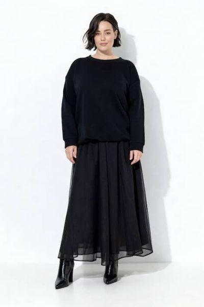 Slika Suknja A kroja na volane