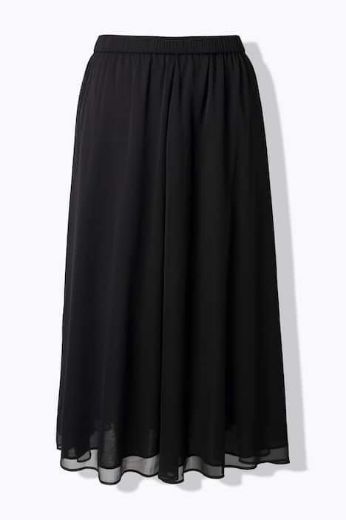 Moda za polnejše Suknja A kroja na volane plus velikost, xxl, Ulla Popken in Johann Popken (JP1880)