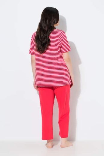 Moda za polnejše Pidžama kratkih rukava i dugih nogavica plus velikost, xxl, Ulla Popken in Johann Popken (JP1880)