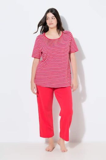 Moda za polnejše Pidžama kratkih rukava i dugih nogavica plus velikost, xxl, Ulla Popken in Johann Popken (JP1880)