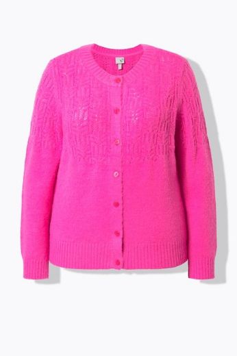 Moda za polnejše Kardigan na kopčanje plus velikost, xxl, Ulla Popken in Johann Popken (JP1880)