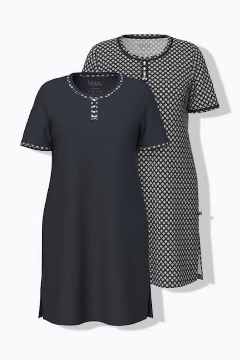 Moda za polnejše Spavaćica kratkih rukava 2 komada plus velikost, xxl, Ulla Popken in Johann Popken (JP1880)