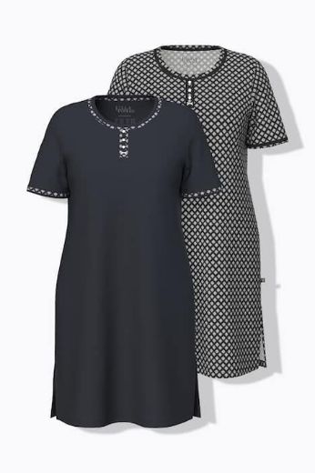 Moda za polnejše Spavaćica kratkih rukava 2 komada plus velikost, xxl, Ulla Popken in Johann Popken (JP1880)