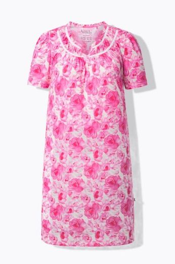 Moda za polnejše Spavaćica kratkih rukava plus velikost, xxl, Ulla Popken in Johann Popken (JP1880)