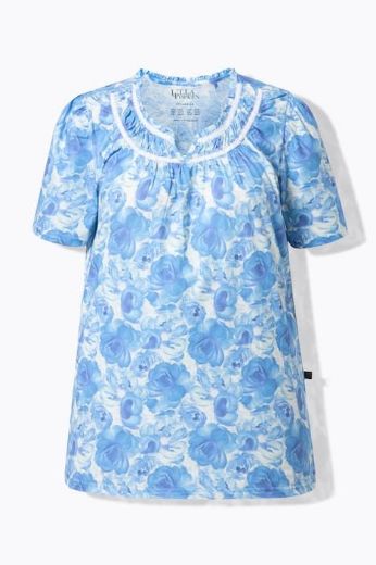 Moda za polnejše Pidžama kratkih rukava i dugih nogavica plus velikost, xxl, Ulla Popken in Johann Popken (JP1880)