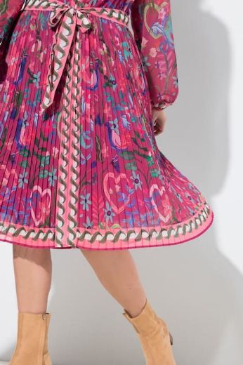 Moda za polnejše Haljina midi dugih rukava A kroja plus velikost, xxl, Ulla Popken in Johann Popken (JP1880)