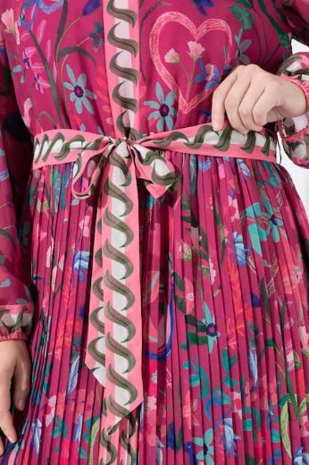 Moda za polnejše Haljina midi dugih rukava A kroja plus velikost, xxl, Ulla Popken in Johann Popken (JP1880)