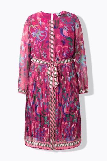 Moda za polnejše Haljina midi dugih rukava A kroja plus velikost, xxl, Ulla Popken in Johann Popken (JP1880)