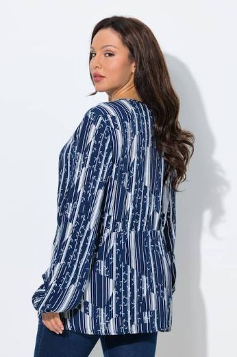 Moda za polnejše Bluza dugih rukava A kroja plus velikost, xxl, Ulla Popken in Johann Popken (JP1880)