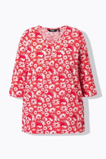 Moda za polnejše Majica 3/4 rukava A kroja plus velikost, xxl, Ulla Popken in Johann Popken (JP1880)