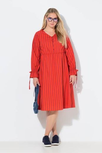 Moda za polnejše Haljina midi dugih rukava plus velikost, xxl, Ulla Popken in Johann Popken (JP1880)