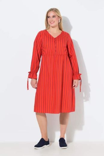 Moda za polnejše Haljina midi dugih rukava plus velikost, xxl, Ulla Popken in Johann Popken (JP1880)