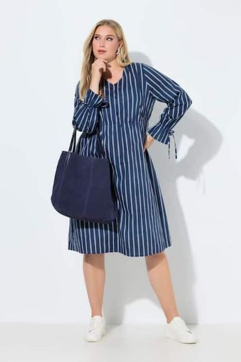 Moda za polnejše Haljina midi dugih rukava plus velikost, xxl, Ulla Popken in Johann Popken (JP1880)