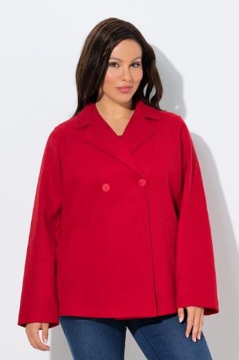 Moda za polnejše Kaput kraćeg kroja od flisa plus velikost, xxl, Ulla Popken in Johann Popken (JP1880)