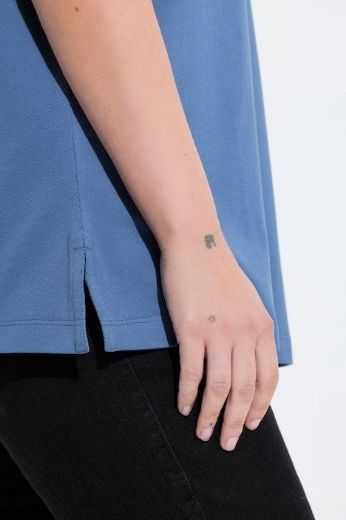 Moda za polnejše Majica Polo kratkih rukava plus velikost, xxl, Ulla Popken in Johann Popken (JP1880)