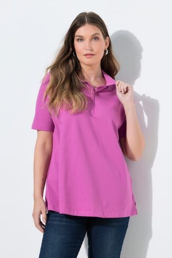 Moda za polnejše Majica Polo kratkih rukava plus velikost, xxl, Ulla Popken in Johann Popken (JP1880)