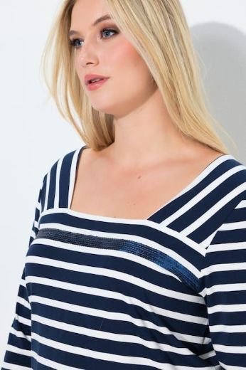 Moda za polnejše Majica 3/4 rukava plus velikost, xxl, Ulla Popken in Johann Popken (JP1880)