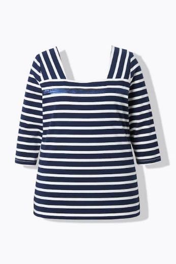 Moda za polnejše Majica 3/4 rukava plus velikost, xxl, Ulla Popken in Johann Popken (JP1880)