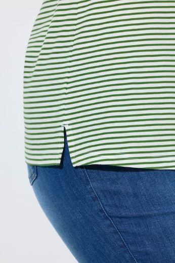 Moda za polnejše Majica kratkih rukava V ovratnika plus velikost, xxl, Ulla Popken in Johann Popken (JP1880)