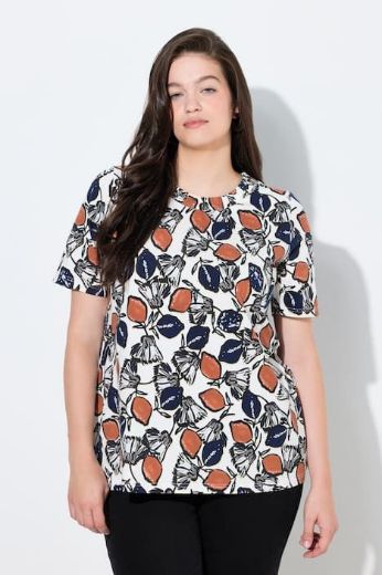 Moda za polnejše Majica kratkih rukava plus velikost, xxl, Ulla Popken in Johann Popken (JP1880)