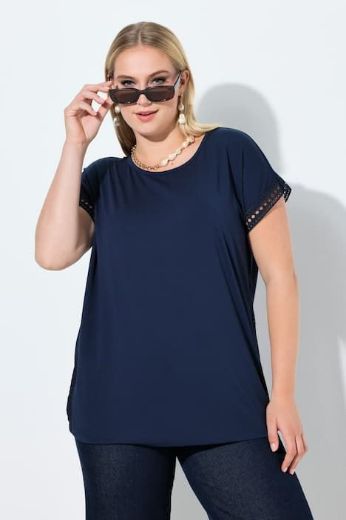 Moda za polnejše Majica kratkih rukava plus velikost, xxl, Ulla Popken in Johann Popken (JP1880)